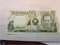 Tanzania 10 SHILLINGS 1978  ZY REPLACEMENT.TR2