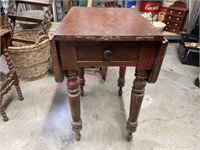 Ant. 1800's Cherry drop leaf stand
