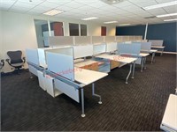 Steelcase 10 Station Cubical