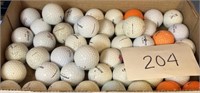 Lot of at least 100 golf balls (mixed brands)