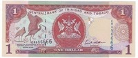 Trinidad&Tobago $1 1985 Fancy SN 656666.FN16