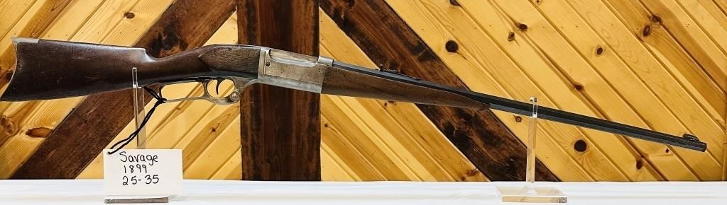Savage 1899 25-35 Lever Action Rifle W Crescent