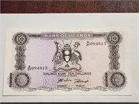Uganda,10 Shillings,ND(1966),aUNC First Issue.UG1