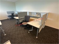 Steelcase 3 Station Cubical