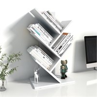 Bookshelf, 5-Tier Book Storage Organizer Shelves