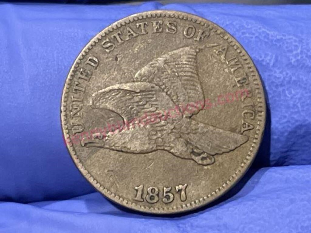1857 Flying Eagle cent