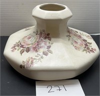 Vintage ceramic floral lamp shade