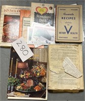 Vintage recipe books
