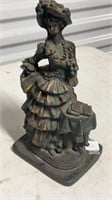 Victorian Lady Bronze Statue