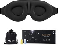 MZOO Sleep Eye Mask for Men Women, 3D Contoured Cu