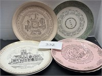 Vintage decorative plate lot