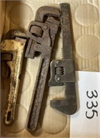 Vintage plumbing wrenches