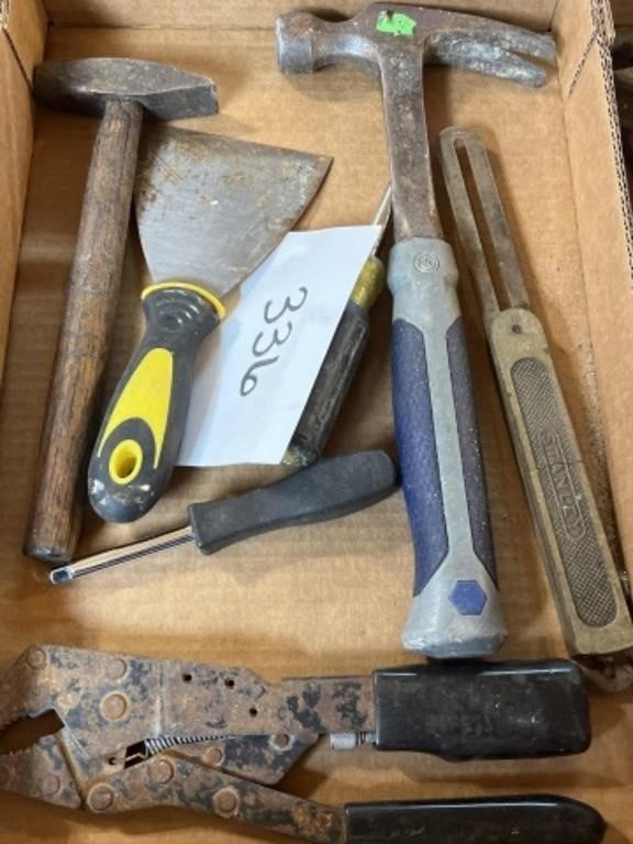 Lot of vintage tools; hammers & more