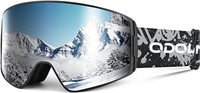 Odoland OTG Ski Goggles for Kid and Youth, UV Prot