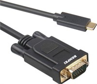 USB C to VGA Cable, BENFEI 1.8M Thunderbolt 3 to V