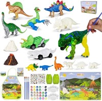 BONNYCO Dinosaur Toys for Kids Painting Kit 16 Fig