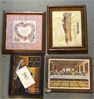 Vintage religious wall art & more
