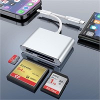 SD CF Card Reader for iPhone/iPad/Android/Mac/Cam