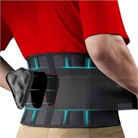 [Size : XXL] FEATOL Back Brace for Lower Back Pain