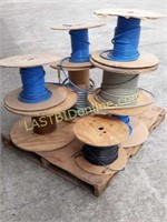 8 Spools, 7 with Wire on them