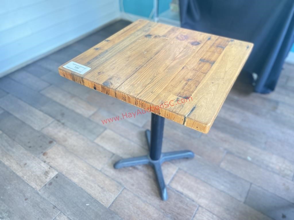 WOODEN DINING TABLE - 24 X 30