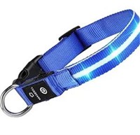 [Size : Large] PcEoTllar Light Up Dog Collar, Dog