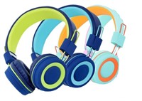 3 Pack Kids Headphones Bulk for School Classroom S