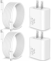 3 Packs Of iPhone 15/15 Pro Max/Plus Charger, 20W