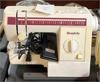 Svintage simplicity sewing machine