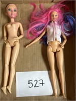 (2) Barbie dolls