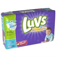 Luvs Diapers Size 2  40 Count (Select for More