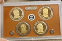 2012 US Mint Presidential $1.00 Coin Proof Set
