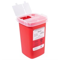 Alcedo Sharps Container for Home Use 1 Quart (1-Pa