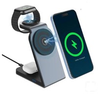 3 in 1 Magnetic Wireless Charger for I-Phone, I-Wa