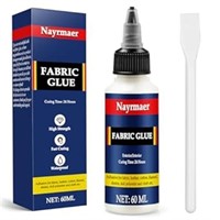 Fabric Glue Permanent, Clear Washable Fabric Adhes