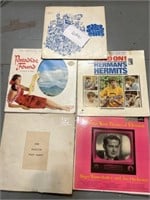 (5) vintage records