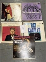 (4) vintage records