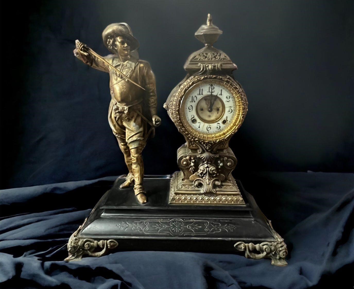 1880's Ansonia Don Ceasar Mantle Clock