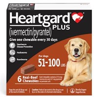*EXP 07.2026* Heartgard Plus Chewables for Dogs 51