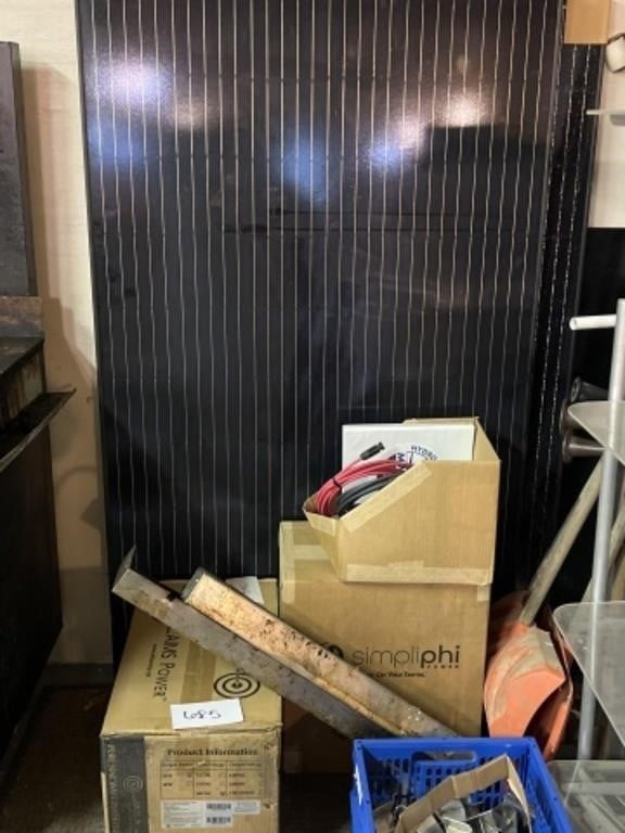 Solar panel assembly; worth $4500