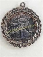2000 Millenium Eagle Coin in Bezzle for Locket