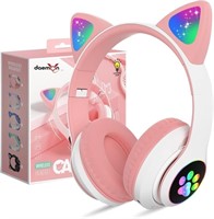 Daemon Bluetooth Headphones for Kids, Cute Ear Cat