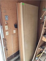 5 Wood laminate door panels. Garage