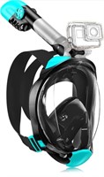 Used X99 Full Face Snorkel Mask for Adults,