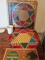 Ohio Art Co Chinese Checkers and Scrabble