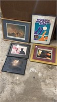 Five Framed Prints