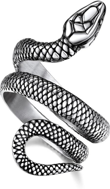 (New) Size #7-#14 Bestyle Snake/Dragon Rings for