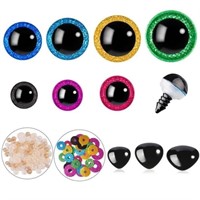 Ferenala 100Pcs 10-30mm Safety Eyes and Noses