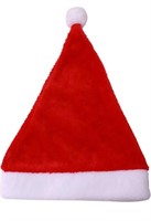 (new)size:L Soft Christmas Hat Plush Santa Hat