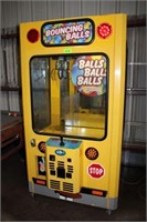 Bouncing Balls Claw Machine, Approx. 42"W